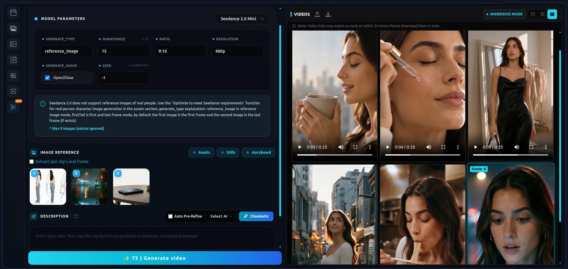 Live-Clip Studio Main Workspace Dashboard